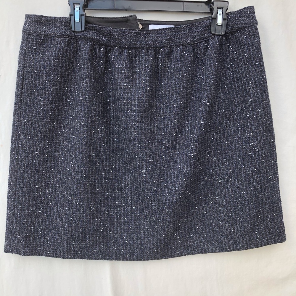 Ann Taylor Loft Tweed skirt with sparkle 12 - Picture 3 of 6